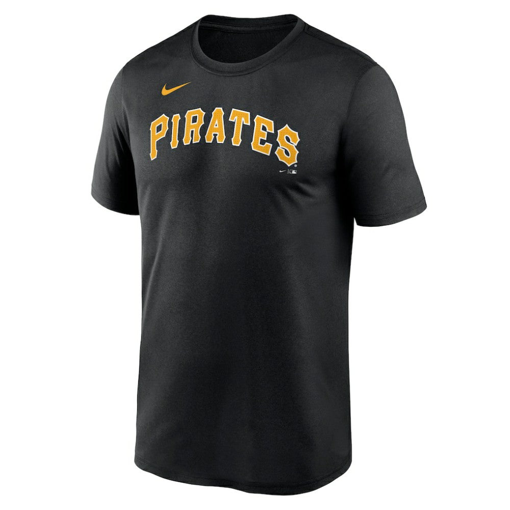 Pittsburgh Pirates Nike Legend Fuse Wordmark T-Shirt  - Black T-shirts