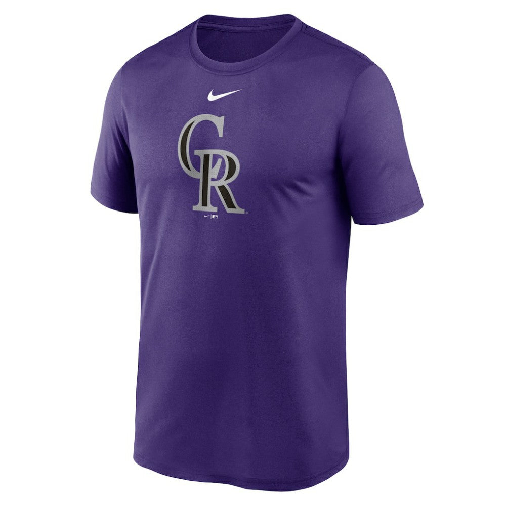 Colorado Rockies Nike Legend Fuse Large Logo Dri-FIT T-Shirt - Purple T-shirts