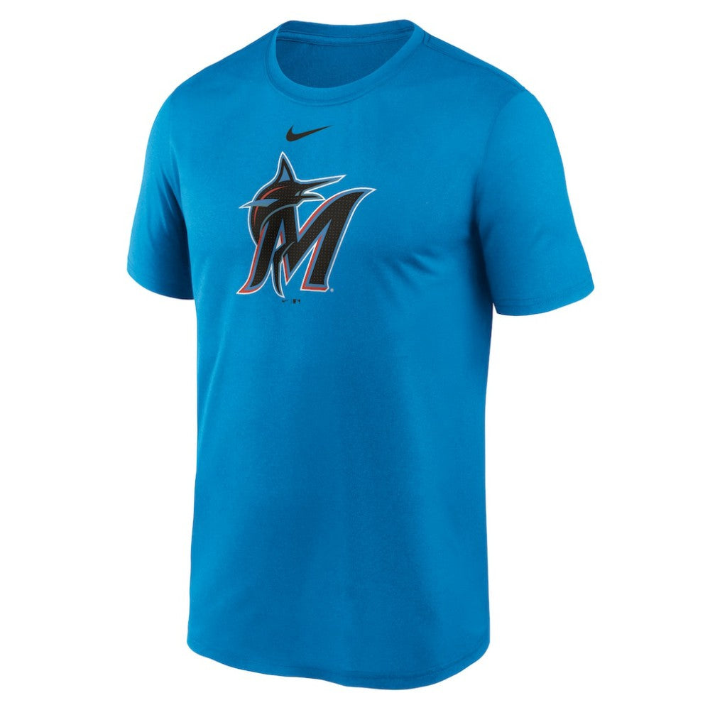 Miami Marlins Nike Legend Fuse Large Logo Dri-FIT T-Shirt - Blue T-shirts