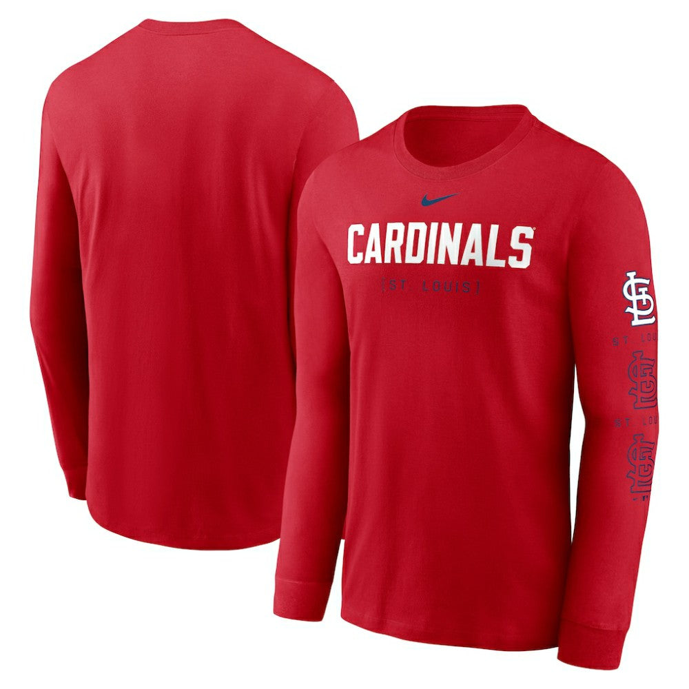 St. Louis Cardinals Nike Repeater Long Sleeve T-Shirt - Red T-shirts