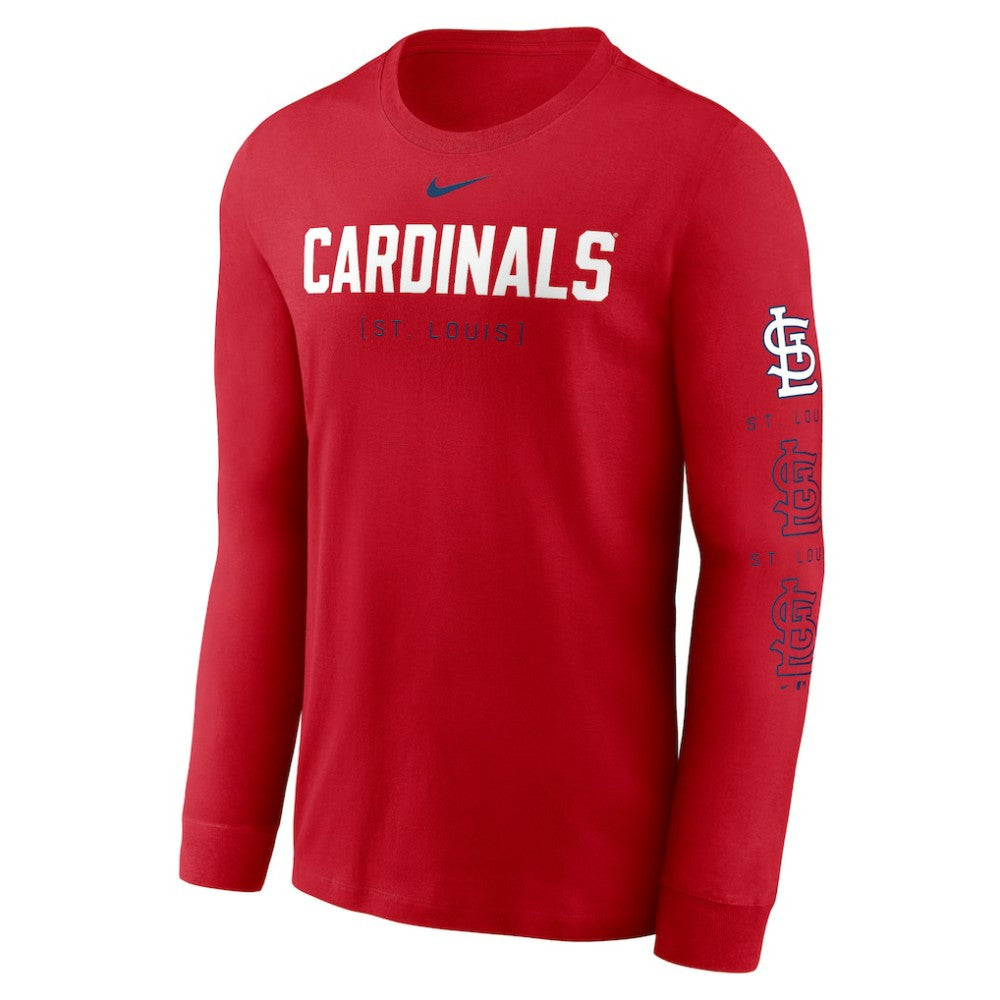 St. Louis Cardinals Nike Repeater Long Sleeve T-Shirt - Red T-shirts