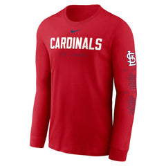 St. Louis Cardinals Nike Repeater Long Sleeve T-Shirt - Red T-shirts