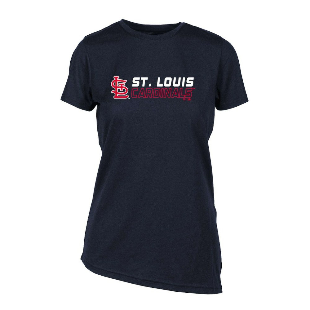 St. Louis Cardinals Levelwear Women's Birch Chase T-Shirt - Navy T-shirts