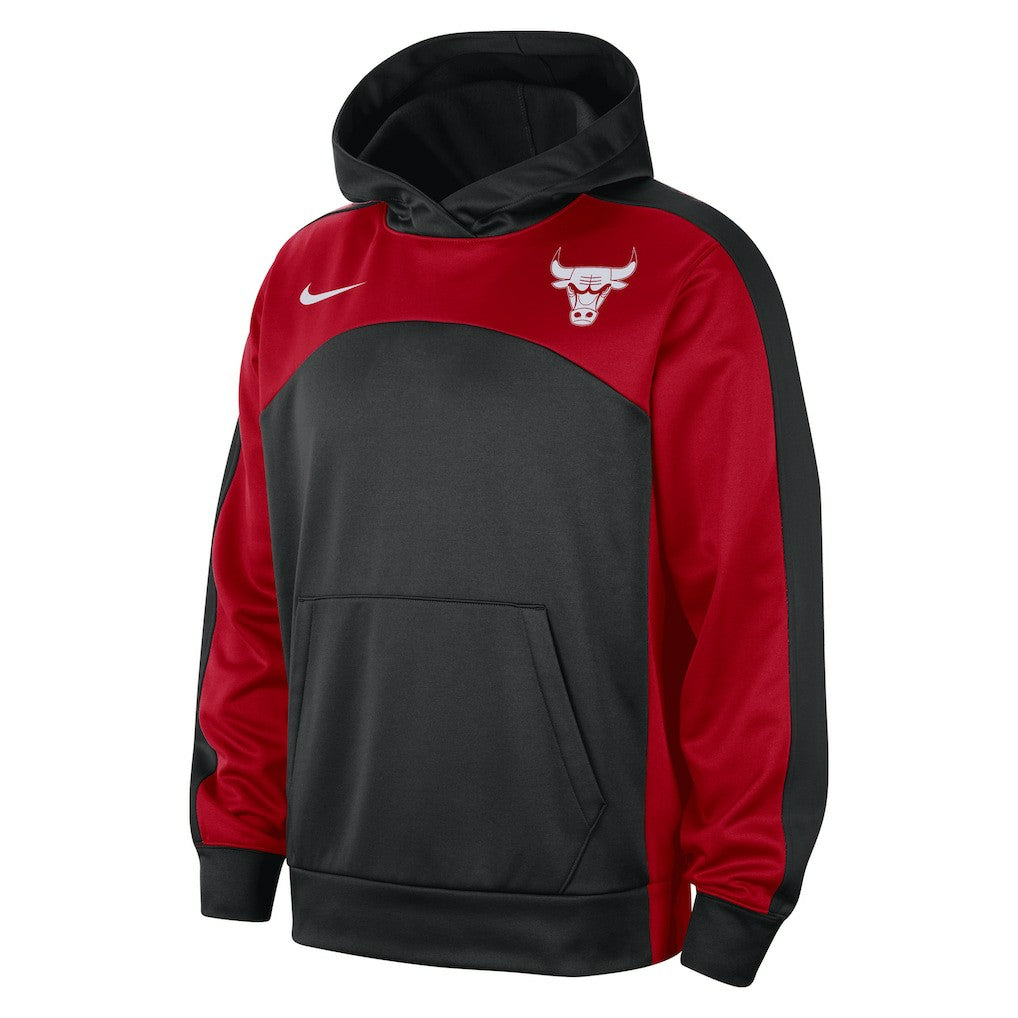 Chicago Bulls Authentic Starting Five Force Performance Pullover Hoodie Black/Red