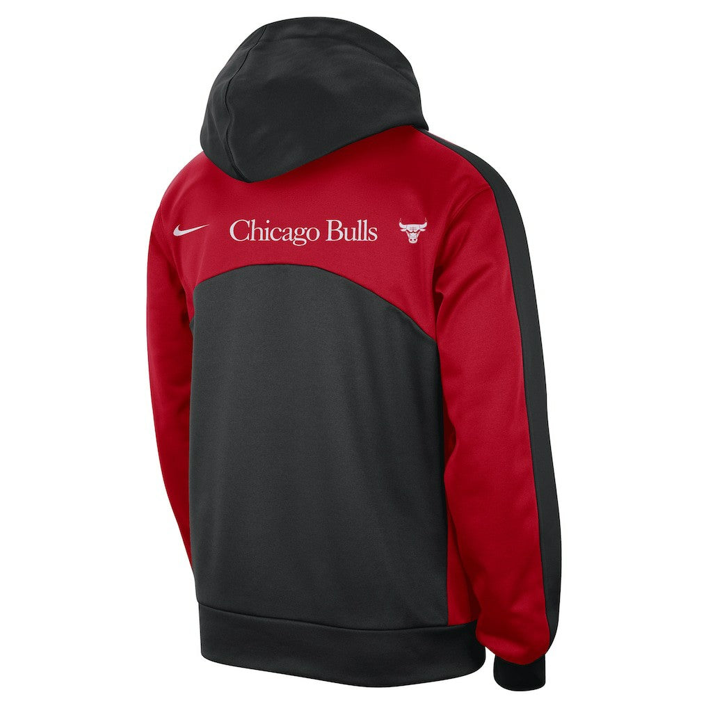 Chicago Bulls Authentic Starting Five Force Performance Pullover Hoodie Black/Red