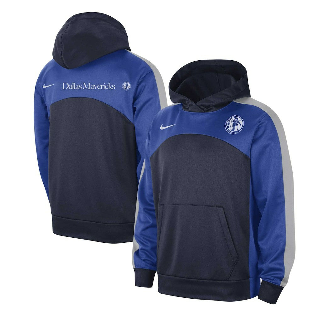 Dallas Mavericks Authentic Starting Five Force Performance Pullover Hoodie Navy/Blue
