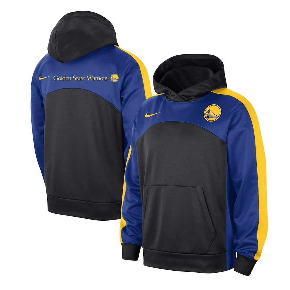 Golden State Warriors Authentic Starting Five Force Performance Pullover Hoodie Black/Royal