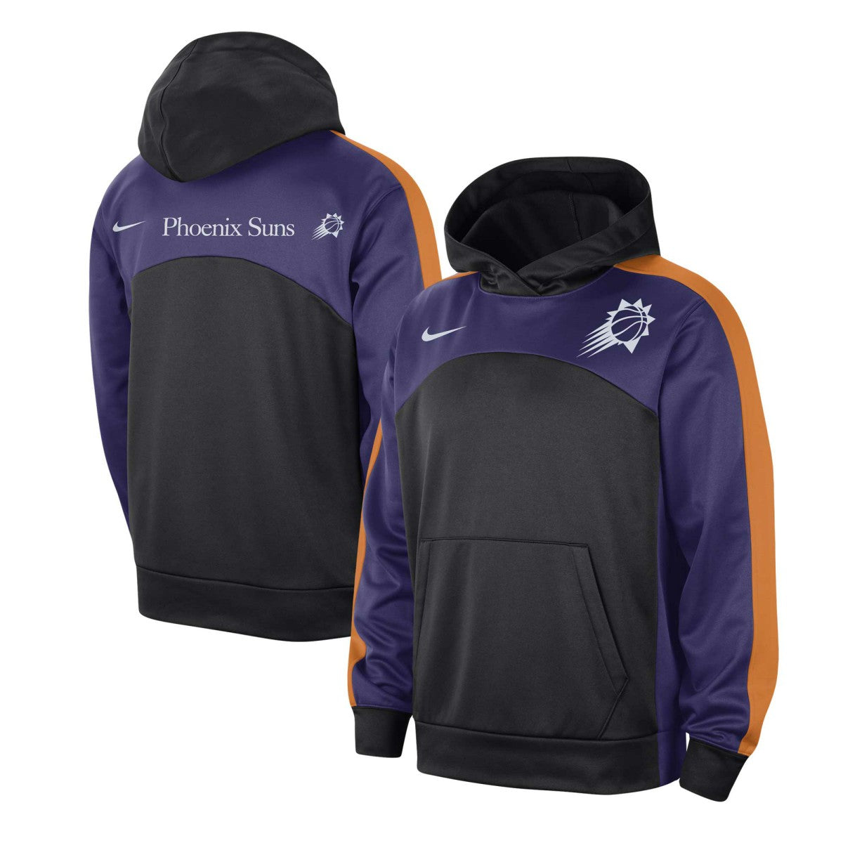 Phoenix Suns Authentic Starting Five Force Performance Pullover Hoodie Black/Purple