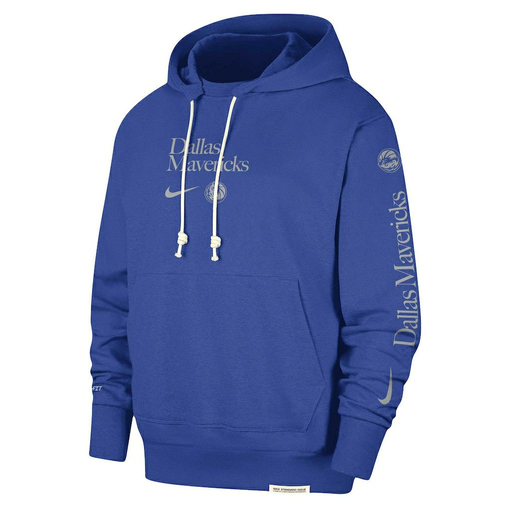 Dallas Mavericks Authentic Performance Pullover Hoodie Blue