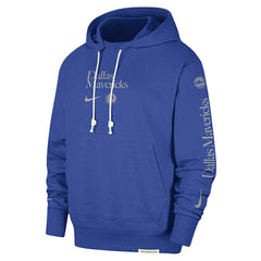 Dallas Mavericks Authentic Performance Pullover Hoodie Blue