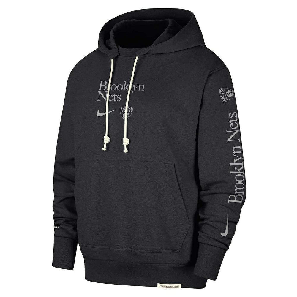 Brooklyn Nets Authentic Performance Pullover Hoodie Black