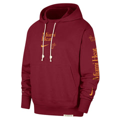 Miami Heat Authentic Performance Pullover Hoodie Red