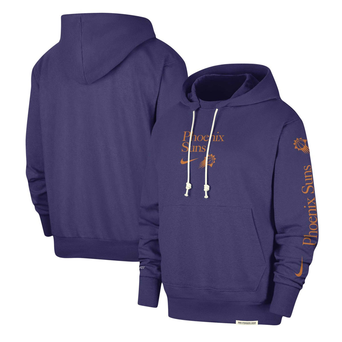 Phoenix Suns Authentic Performance Pullover Hoodie Purple