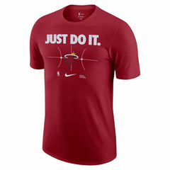 Miami Heat Just Do It T-Shirt Red