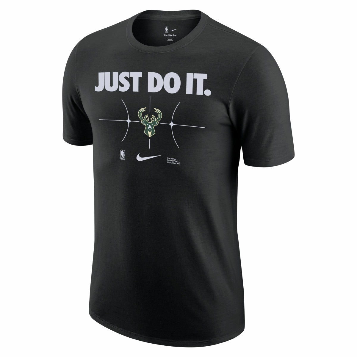 Milwaukee Bucks Just Do It T-Shirt Black