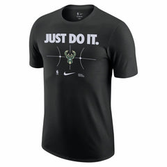Milwaukee Bucks Just Do It T-Shirt Black