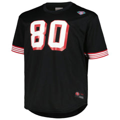 Jerry Rice San Francisco 49ers Big & Tall Mesh Player Name & Number Top Black