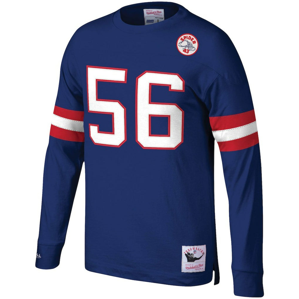 Lawrence Taylor New York Giants Big & Tall Cut & Sew Player Name & Number Long Sleeve T-Shirt Royal