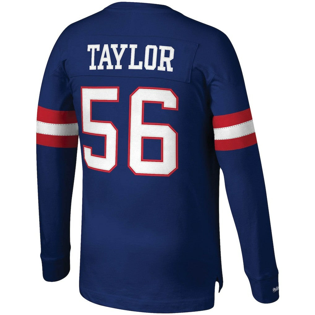Lawrence Taylor New York Giants Big & Tall Cut & Sew Player Name & Number Long Sleeve T-Shirt Royal