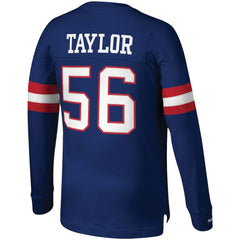 Lawrence Taylor New York Giants Big & Tall Cut & Sew Player Name & Number Long Sleeve T-Shirt Royal