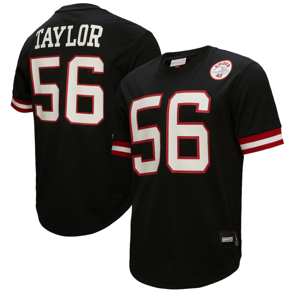 Lawrence Taylor New York Giants Big & Tall Mesh Player Name & Number Top Black