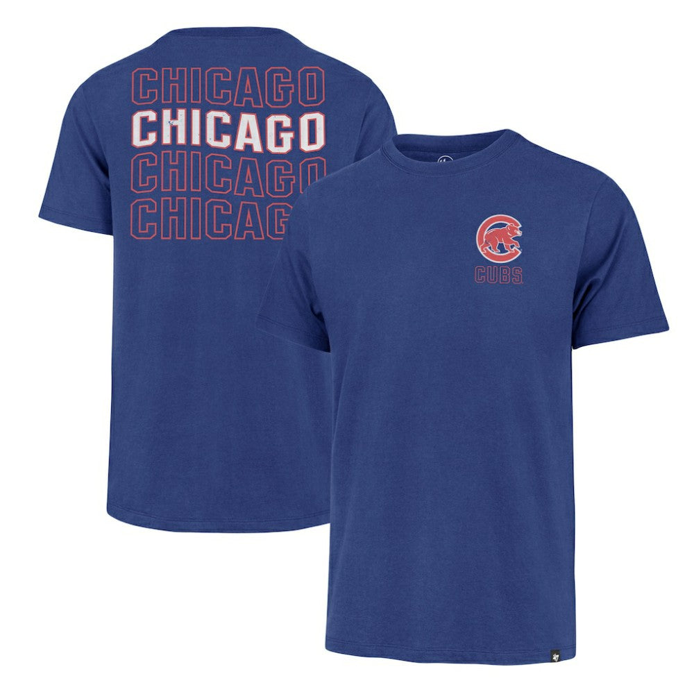 Chicago Cubs '47 Hang Back Franklin T-Shirt - Royal T-shirts