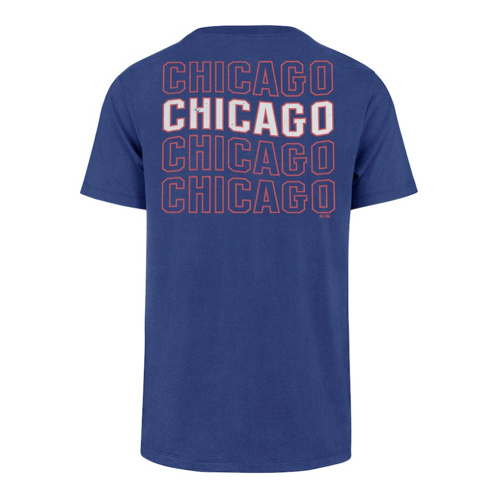 Chicago Cubs '47 Hang Back Franklin T-Shirt - Royal T-shirts