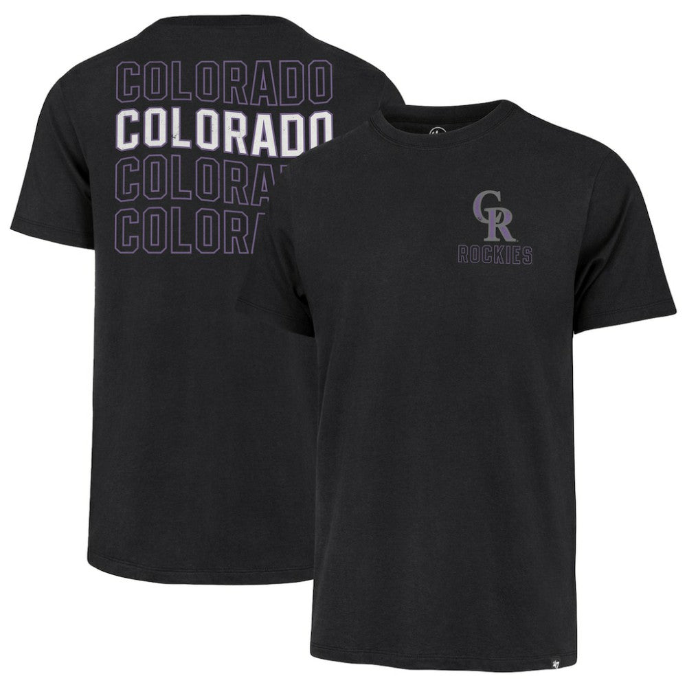 Colorado Rockies '47 Hang Back Franklin T-Shirt - Black T-shirts