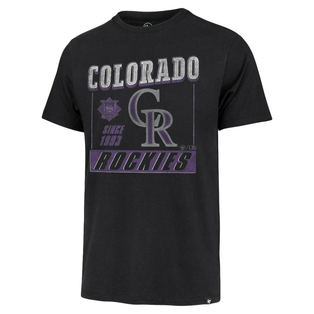 Colorado Rockies '47 Outlast Franklin T-Shirt - Black T-shirts