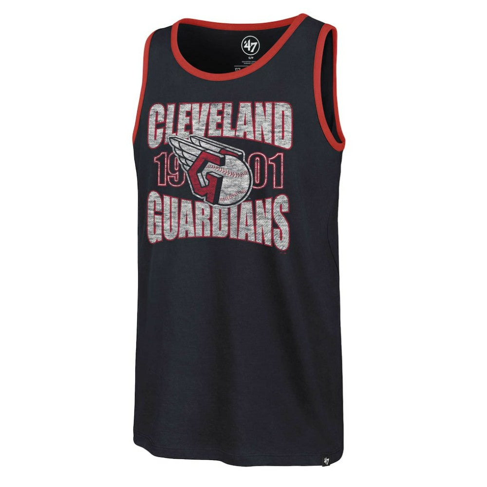 Cleveland Guardians '47 Upload Franklin Tank Top - Navy Tanks