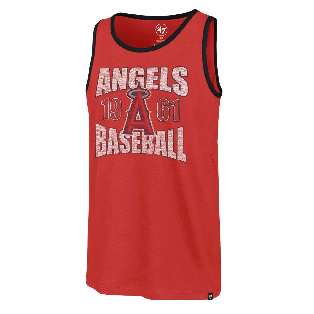 Los Angeles Angels '47 Upload Franklin Tank Top - Red Tanks