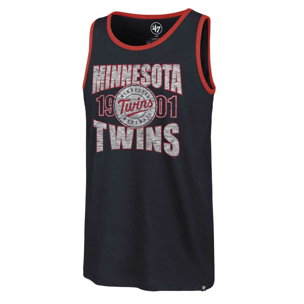 Minnesota Twins '47 Upload Franklin Tank Top - Navy Tanks