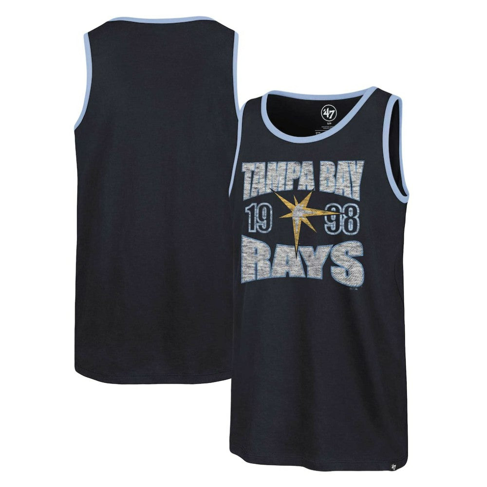 Tampa Bay Rays '47 Upload Franklin Tank Top - Navy Tanks