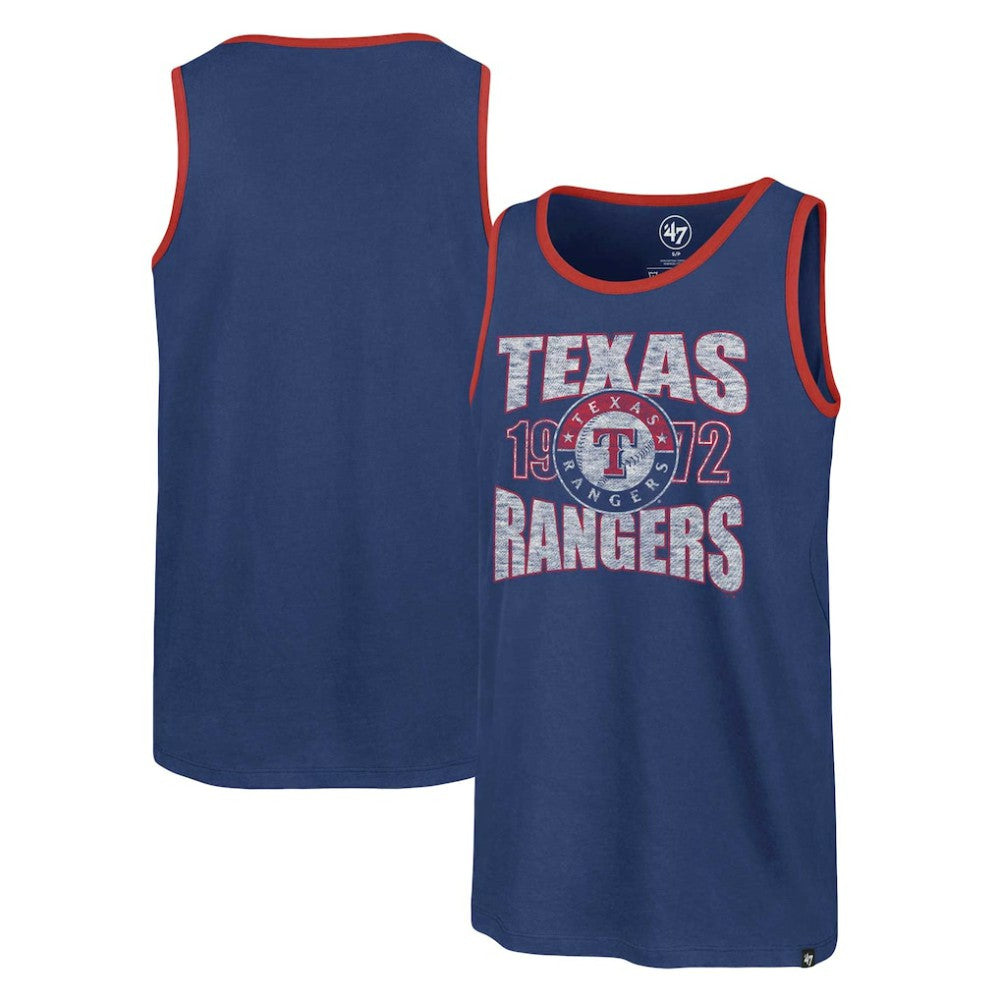 Texas Rangers '47 Upload Franklin Tank Top - Royal Tanks