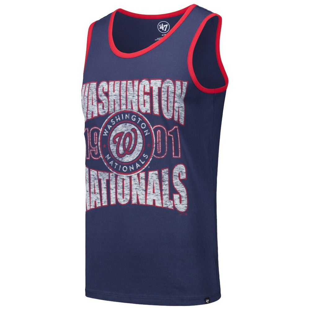 Washington Nationals '47 Upload Franklin Tank Top - Navy Tanks
