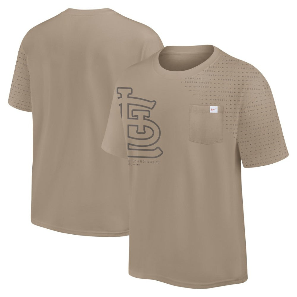 St. Louis Cardinals Nike Statement Max90 Pocket T-Shirt - Khaki T-shirts