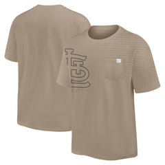 St. Louis Cardinals Nike Statement Max90 Pocket T-Shirt - Khaki T-shirts