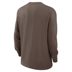 Texas Rangers Nike Statement Max90 Long Sleeve T-Shirt - Light Brown T-shirts