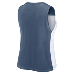 Boston Red Sox Fanatics Women's Color-Block Tank Top - Navy/White Tanks