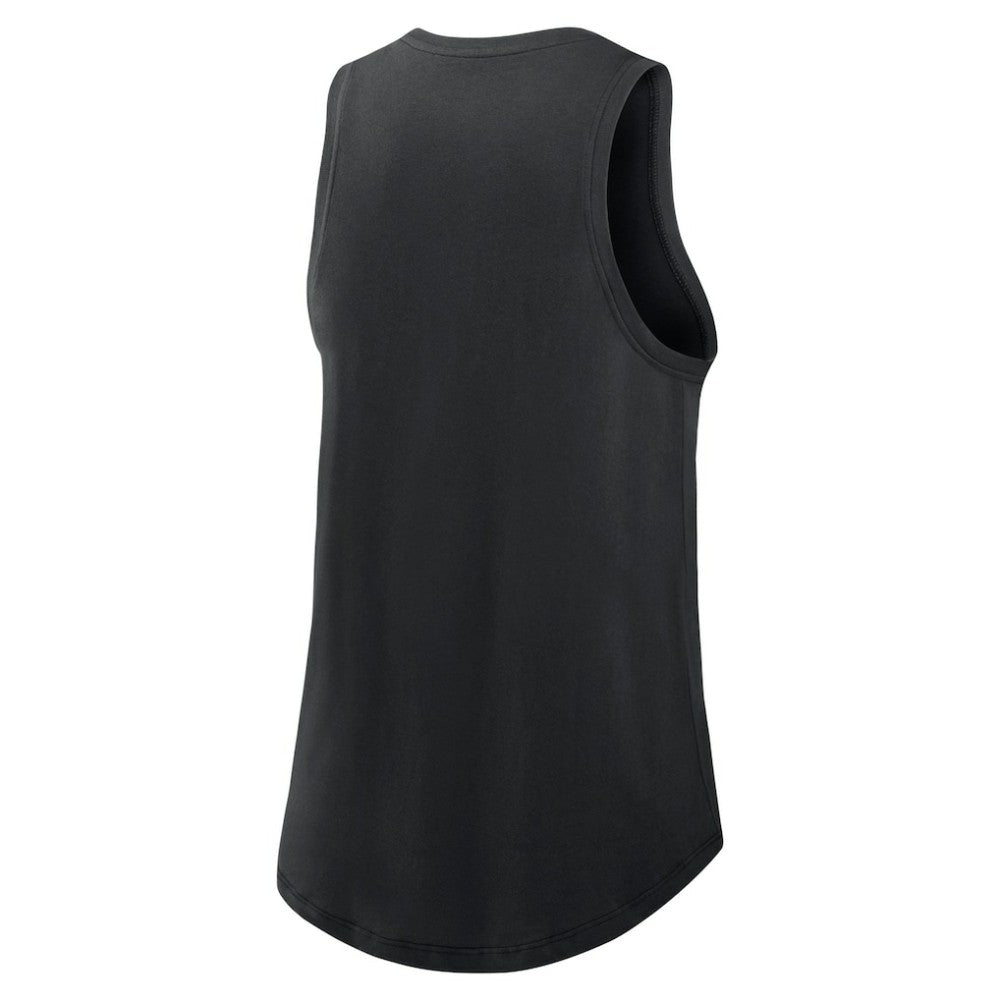 Chicago White Sox Nike Women's Legacy Icon High Neck Dri-FIT Tank Top - Black Tanks