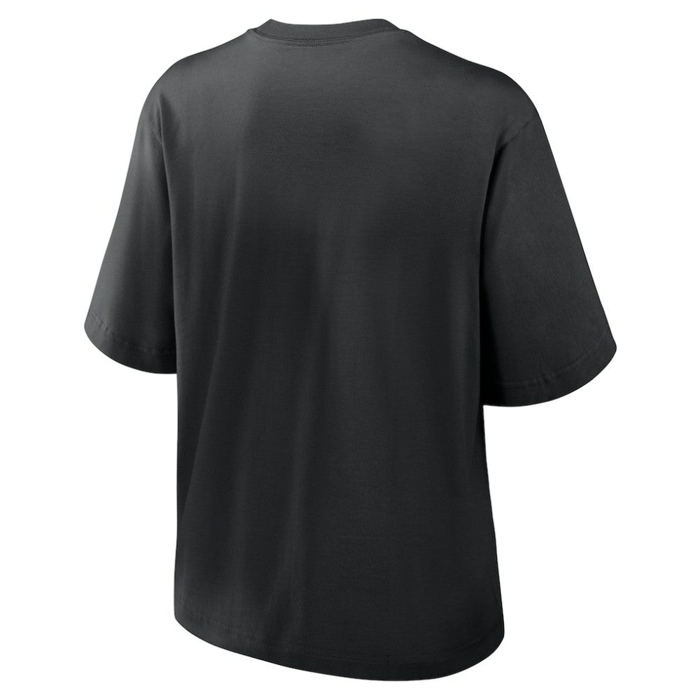 Chicago White Sox Nike Women's Knockout Boxy T-Shirt - Black T-shirts
