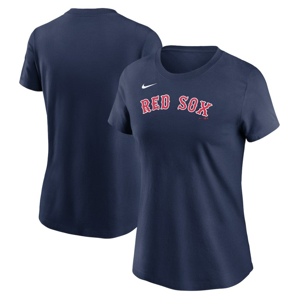 Boston Red Sox Nike Women's Wordmark T-Shirt - Navy T-shirts