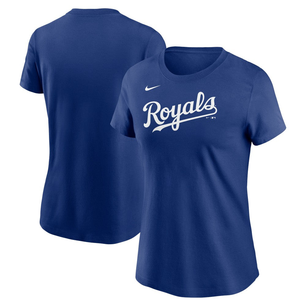 Kansas City Royals Nike Women's Wordmark T-Shirt - Royal T-shirts