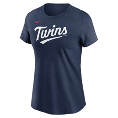 Minnesota Twins Nike Women's Wordmark T-Shirt - Navy T-shirts