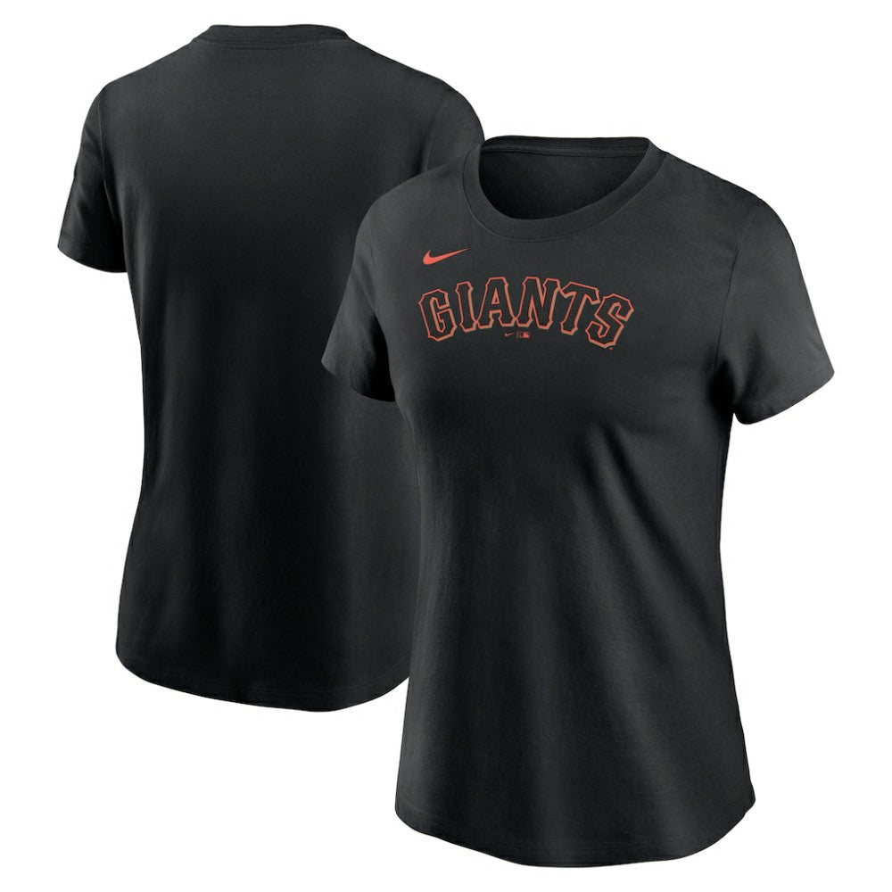 San Francisco Giants Nike Women's Wordmark T-Shirt - Black T-shirts