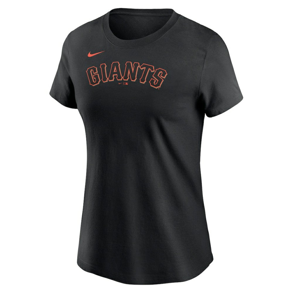 San Francisco Giants Nike Women's Wordmark T-Shirt - Black T-shirts