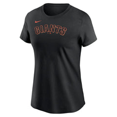 San Francisco Giants Nike Women's Wordmark T-Shirt - Black T-shirts