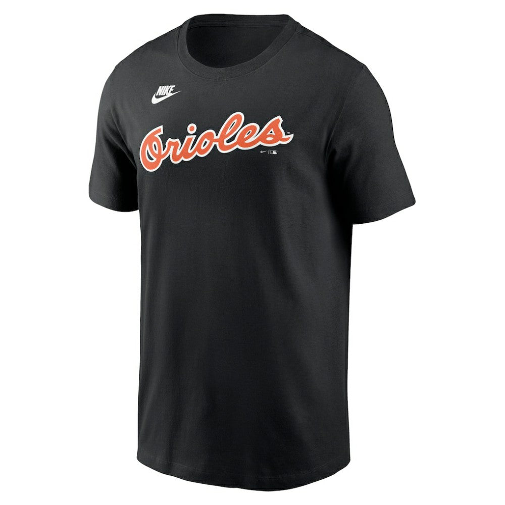 Baltimore Orioles Nike Cooperstown Collection Wordmark T-Shirt - Black T-shirts