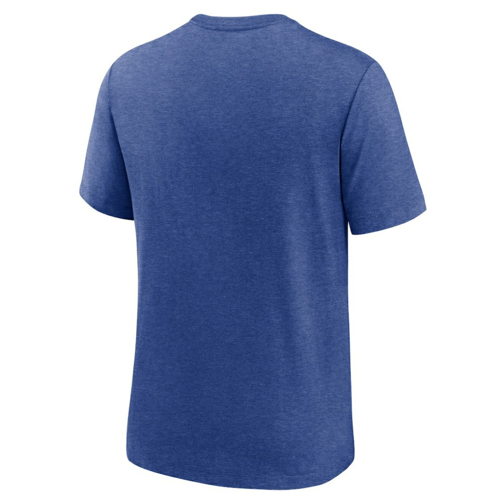 Texas Rangers Nike Cooperstown Collection Local Stack Tri-Blend T-Shirt - Heather Royal T-shirts