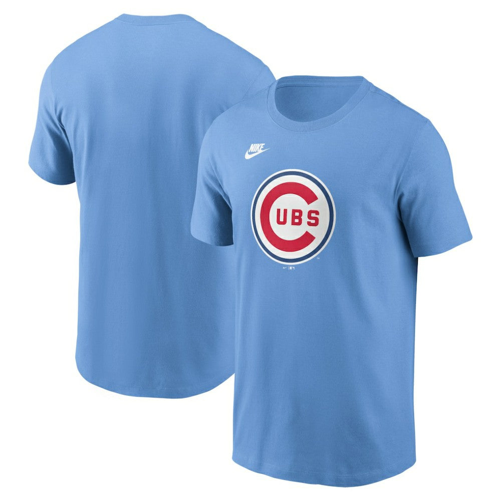Chicago Cubs Nike Cooperstown Collection T-Shirt - Light Blue T-shirts